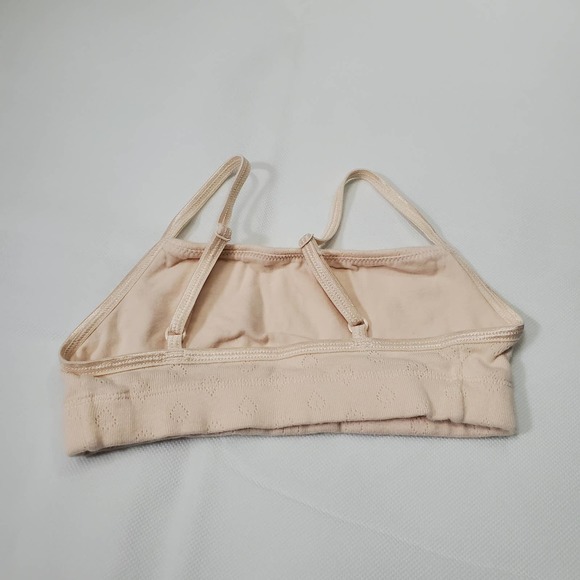 Hanes Girls Training Bra Size Medium Beginner Brown Tan - Picture 7 of 9